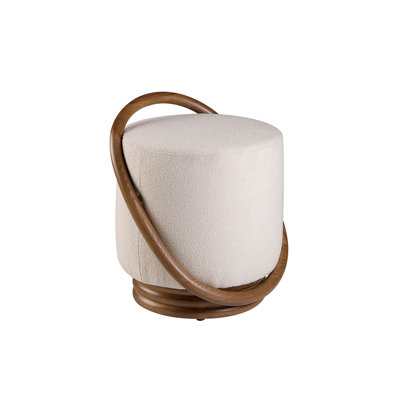 52cm Wide No Pattern Pouffe Ottoman