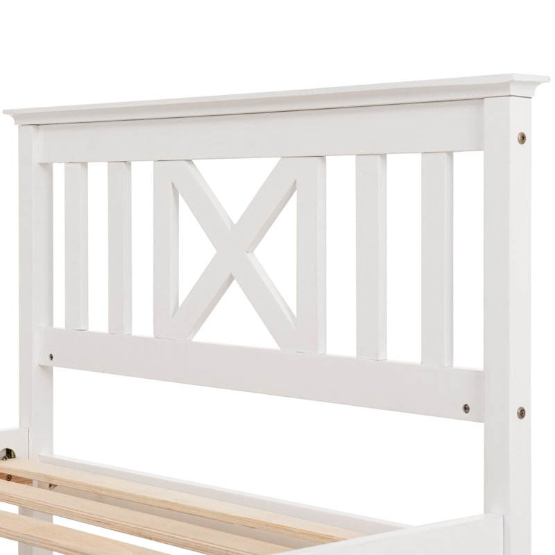 Botolphus Single (3') Storage Bed, White