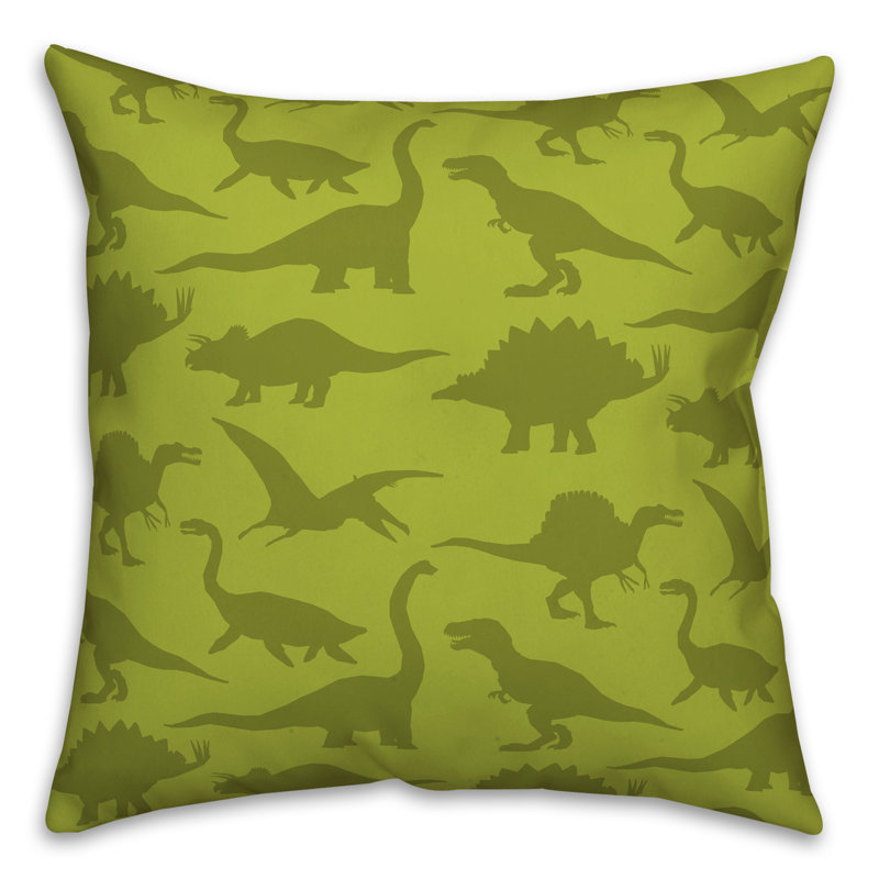 Housse de coussin carrée/insert, Vert / citron