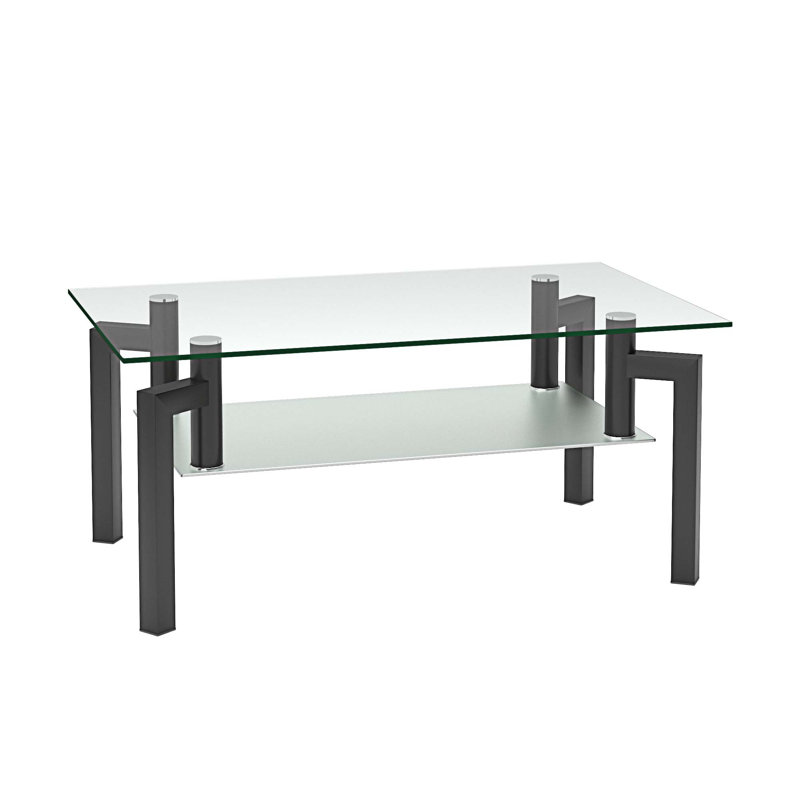 Chelce Glass Top Single Coffee Table