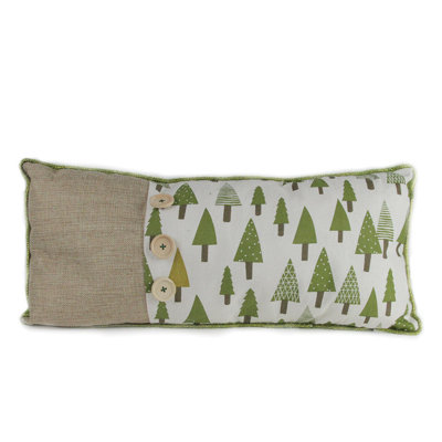 Buttons Reversible Throw Pillow