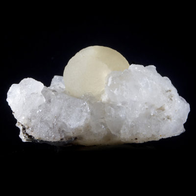 Small Cabinet Botryoidal Fluorite on Quartz