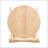 Indoor Rubberwood Barstool - Natural Finish, Cross-Bar Backrest