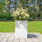 MGO Handmade Rectangle Planter Box, 20''H, White-982215920-982215921