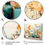 Aquarelle florale bleue II