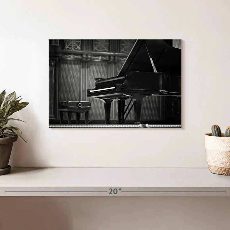 Piano à queue Abarca, H 8 po x l 12 po