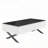 Rectangular Mirrored Coffee Table with 2 Drawers and Black High-Gloss Top – 47.3"
