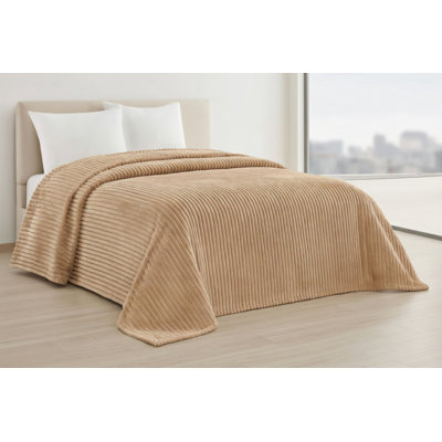 Navara Haven Ultra Soft Plush Corduroy Blanket - Luxe Ribbed Design