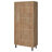 Stagg Natural Oak 4-Door Tall Shoe Storage Cabinet, Shoe Storage
