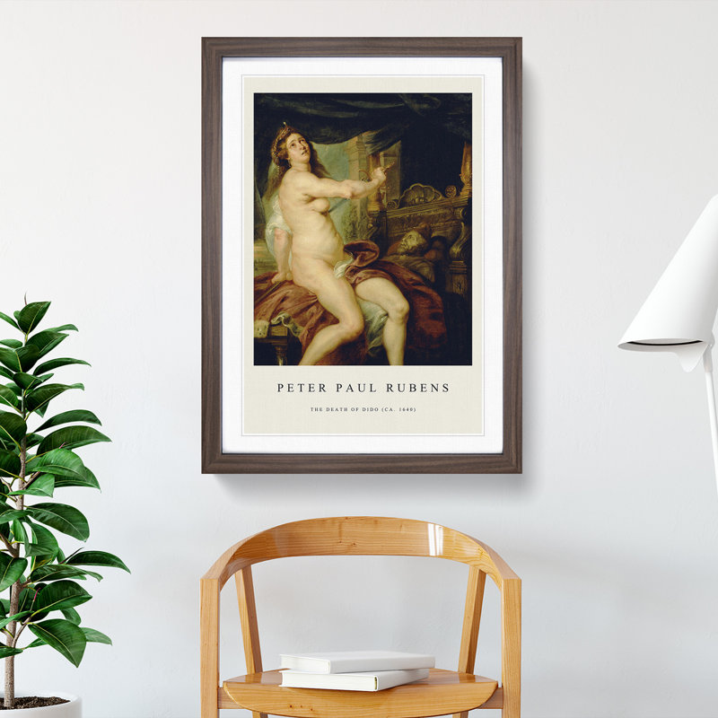 Sacrificing Dido by Peter Paul Rubens - Picture Frame Graphic Art, 36cm H x 27cm W x 2cm D