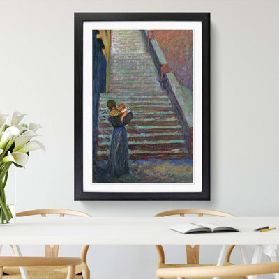 Around the Campidoglio by Fujishima Takeji - Picture Frame Painting