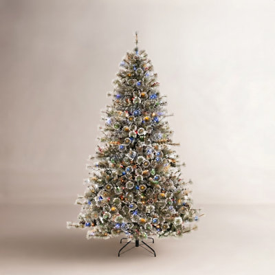 Pre-Lit Pine Christmas Tree