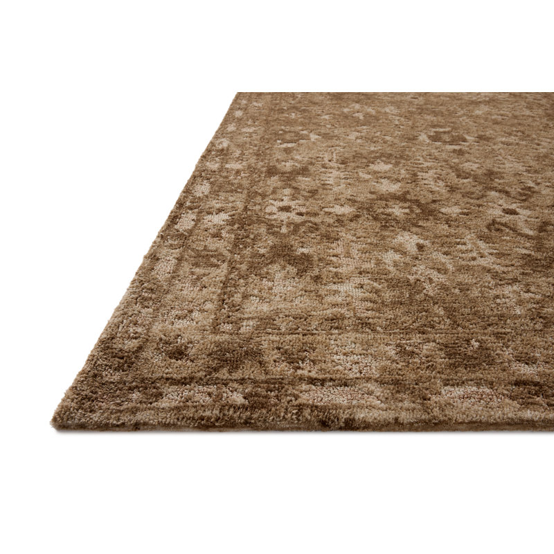 Tapis moka / sable Loloi Percival, Rectangle 8 pi 6 po x 12 pi