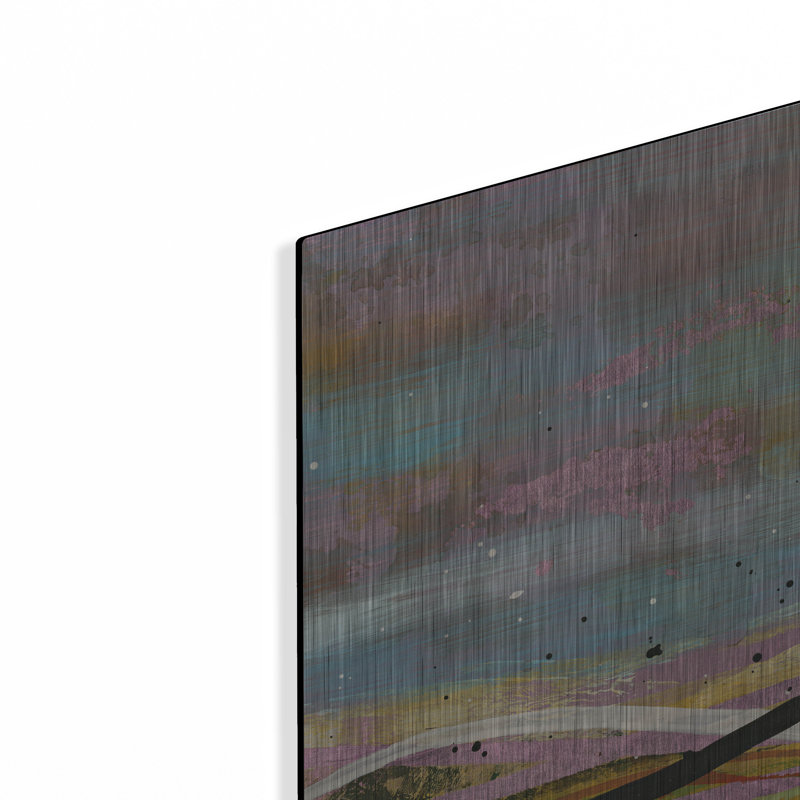 «High Plains 1» par Scott Hile, Wrought Studio ™, art mural en métal, H 24 po x l 24 po