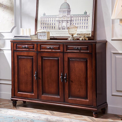 Walnut Solid Wood Shoe Storage Bench