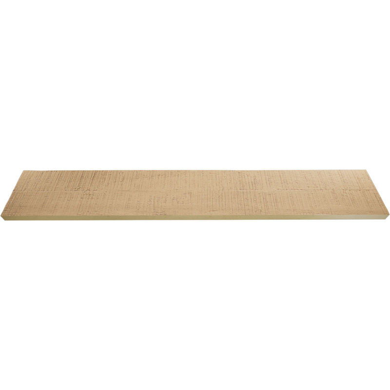 Planche de poutre en faux bois Endurathane, H 4 po x l 96 po x P 1 po, Crème au beurre