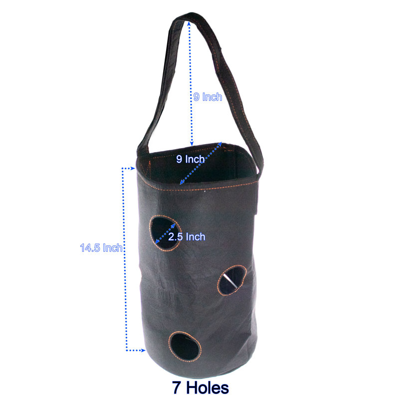 Sac à fleurs suspendu en plastique 2 pièces Gilberte