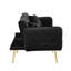 2 Seater Velvet Sofa Bed-103431067