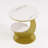20 Round Marble Pattern Sintered Stone 2 Tier Gold Moon Shaped Side Table White Top Modern Sculptural Metal Base with Lower Storage for Living Room Bedroom Office-1330438887