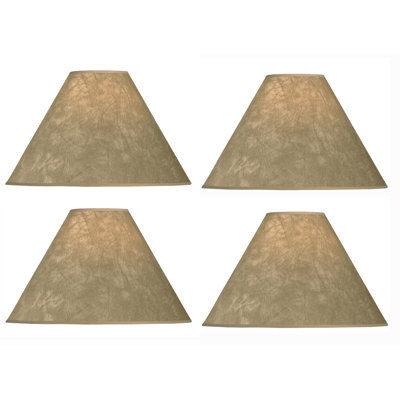 13'' H Faux Leather Empire Lamp Shade