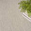 Tapis intérieur / extérieur ivoire / argent Anastasia-111307777