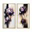 «Puple Peony Flower on Abstract Paint III», ensemble de 2 reproductions-1315935329-1315935333