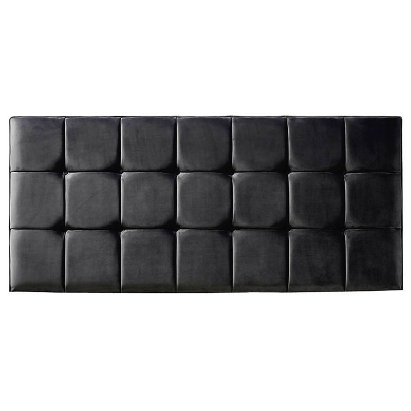 Saucedo Upholstered Headboard, Single (3'), Black