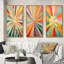 «Colorful Mid Century Optique Serenade», 3 pièces-68681554-68681641