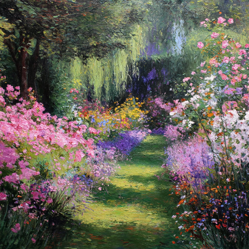 Art sauvage sur toile tendue Wildflower Meadow, l 40 po x H 40 po x P 1,5 po