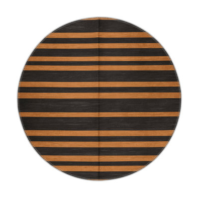 Tapis intérieur / extérieur brun HorizontalStripes
