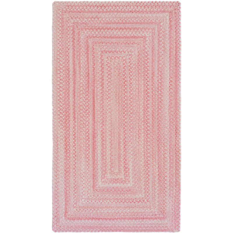 Tiny Tots Pink, Concentric Rectangle 9' 2" x 13' 2"