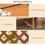 Banc de jardin Outsunny, arche avec pergola et 2 treillis-369512490