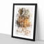 Sunlight Through the Forest - Picture Frame Painting Print-56853130-56853118