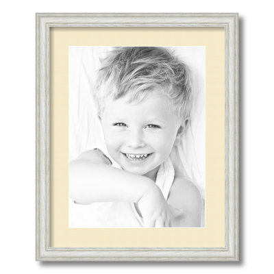 Wood Matte Picture Frame with Mat