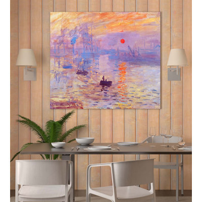 Cadre «SUNRISE I» par Claude Monet