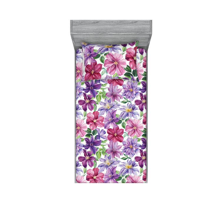 Drap-housse et taies décoratives 3 pièces Ambesonne