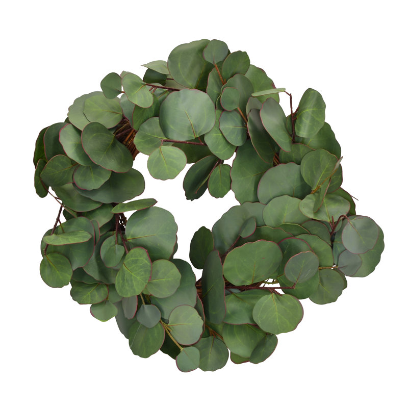 Faux Eucalyptus Silk 16'' Wreath