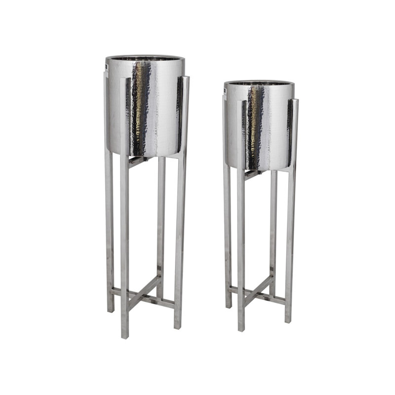 Nocera Wine Cooler and Bucket Stand, 89cm H x 30cm W x 23cm D