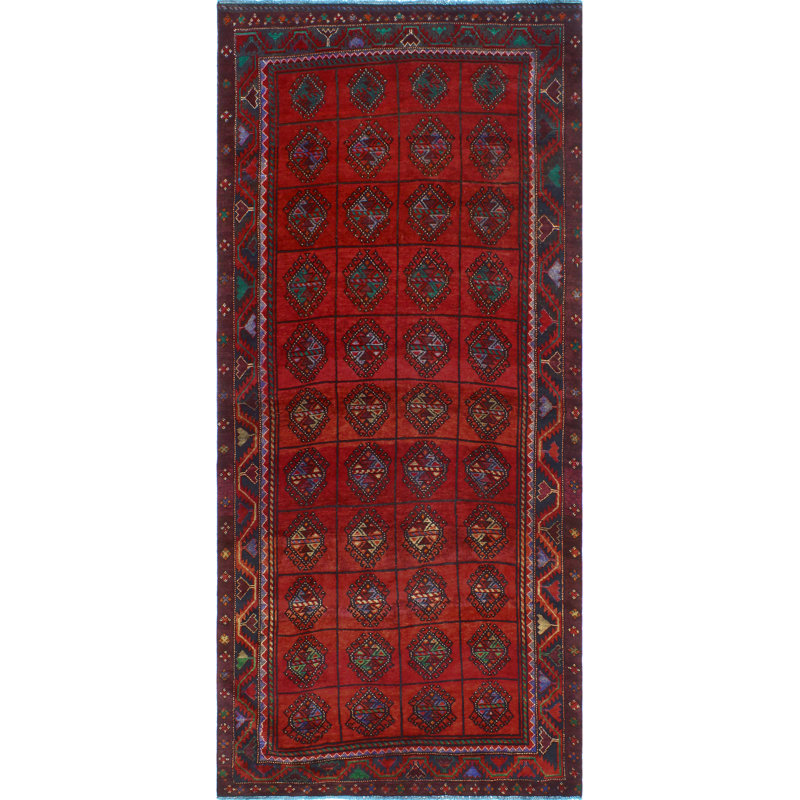 Khylar Distressed Jamieson Red Runner