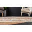 Tapis beige tissé à la machine Koury-22439153
