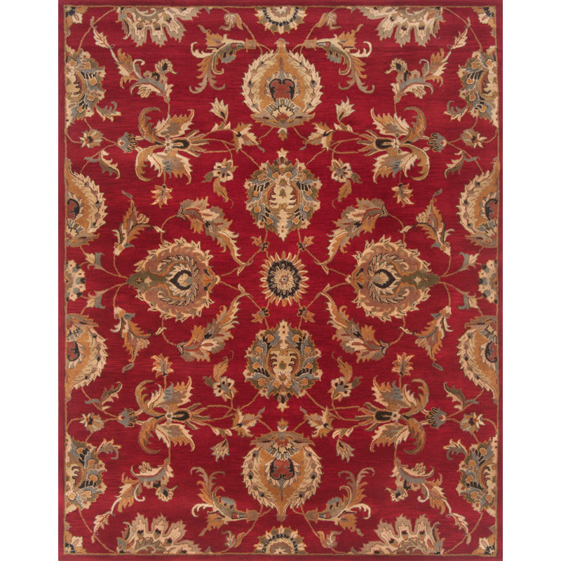 Hamill Hand Tufted Wool Indoor Rug, Rectangle 7'9" x 9'9"