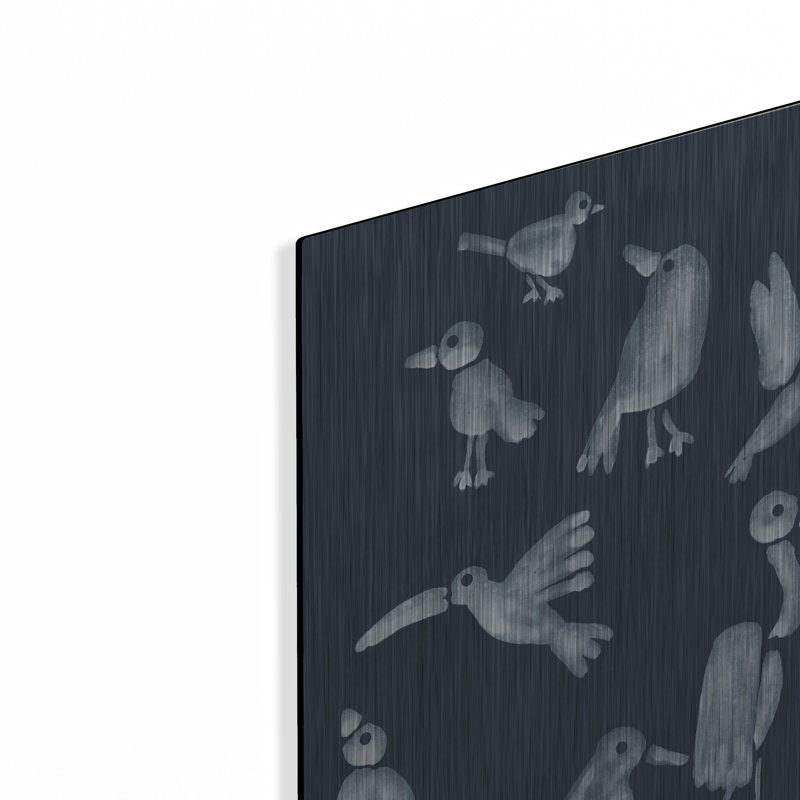  «Flock 2» par Alicia Longley, art mural en métal, 12 po x 16 po, H 16 po x l 12 po