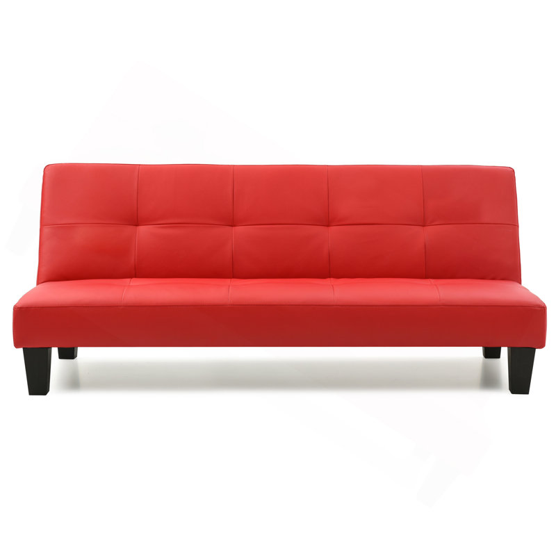 Versatile Contemporary Red Sofa Bed