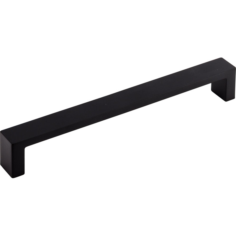 Modern Metro Bar Pull, 7" Center to Center, Black