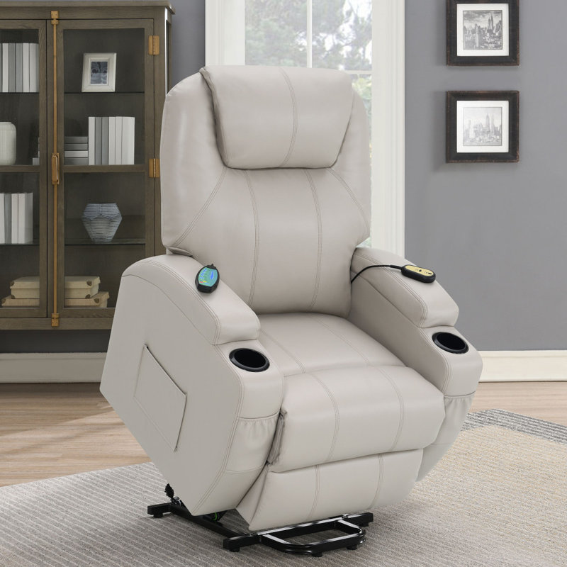 Fauteuil inclinable de massage Selwyn Champagne