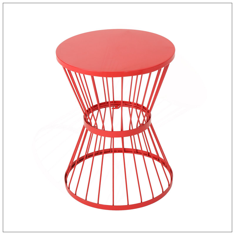 Table d'appoint 16 po LASSEN, Rouge