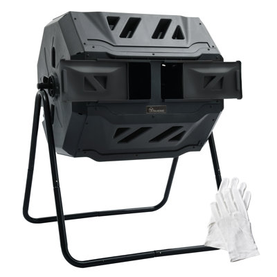 43 Gallons Plastic Outdoor Tumbler Composter