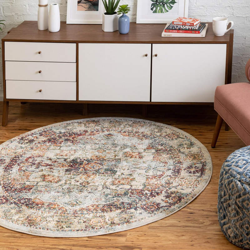 Tapis bleu Alresford, Rond 3 pi 3 po