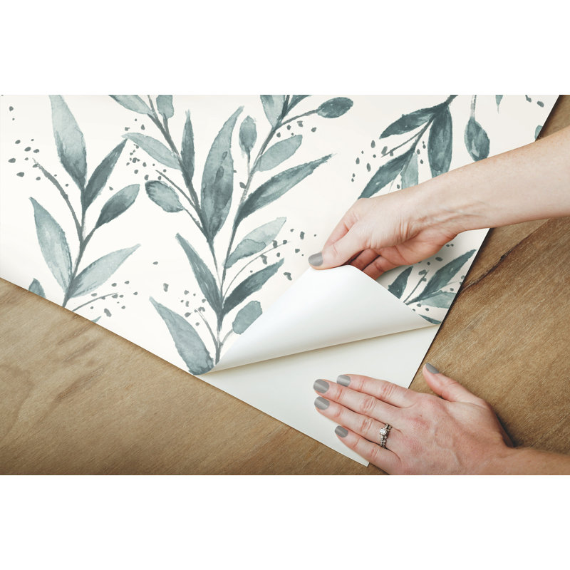 Papier peint adhésif Magnolia Home Branch, Bleu