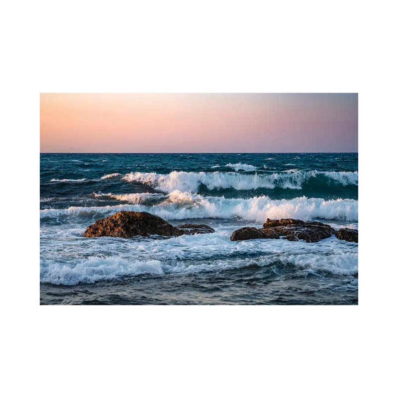 Mediterranean Sea Sunset, Greece by Matteo Colombo - No Frame Gallery-Wrapped Canvas Giclée on Canvas
